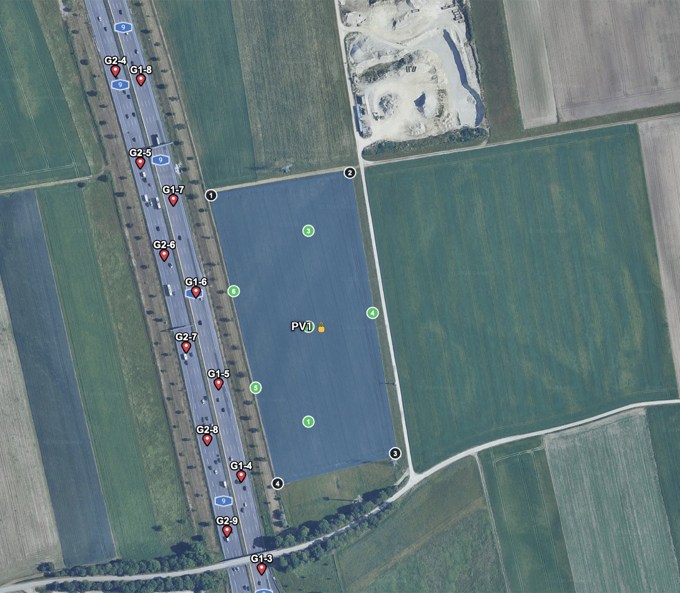 Topografie & Höhen – Stützpunkte